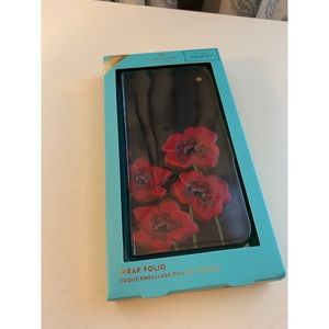 Kate Spade Poppies Folio iPhone 7 and 8 Case